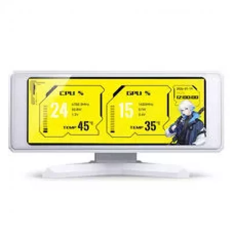 Jonsbo DS339 Mini Display 3,39 inch IPS-Bildschirm USB-C Weiß