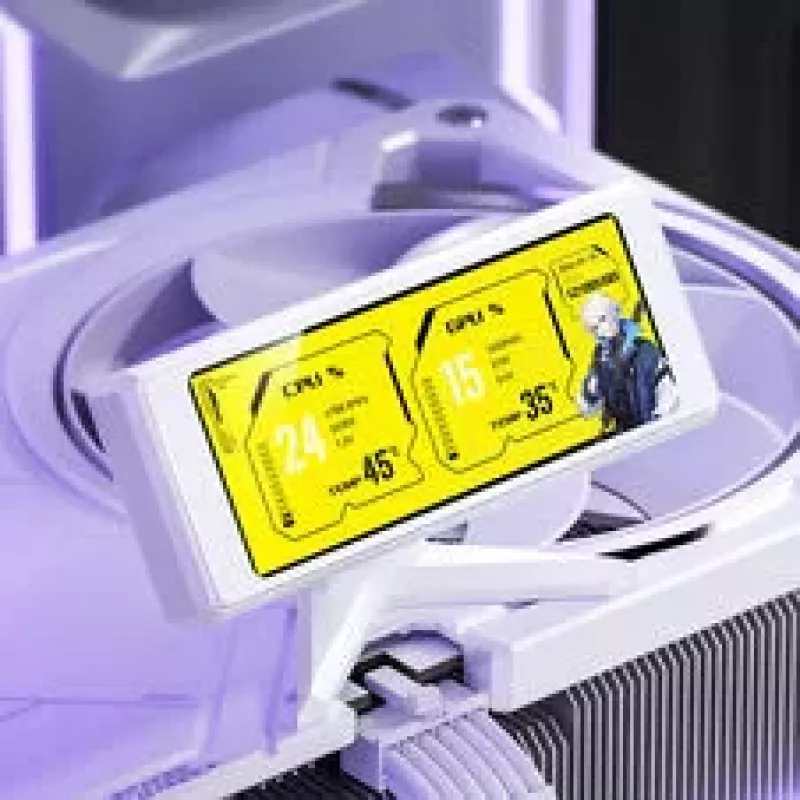 Jonsbo DS339 Mini Display 3,39 inch IPS-Bildschirm USB-C Weiß