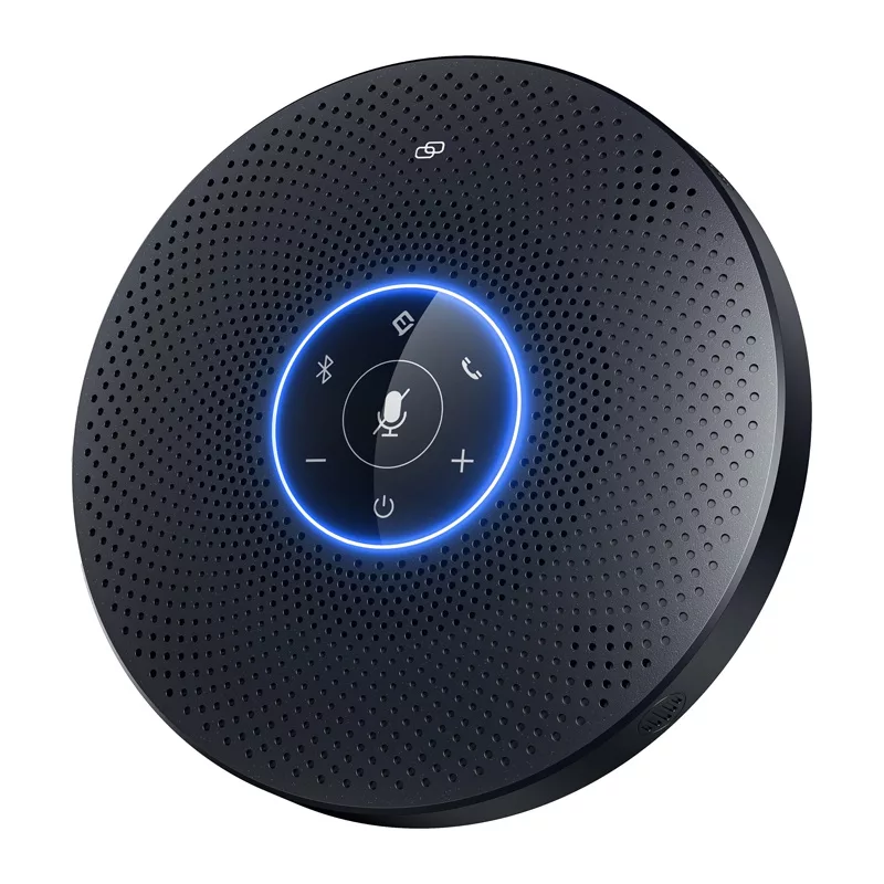 EMEET OfficeCore M2 Max Konferenzlautsprecher - 8-Mikrofon-Array, 360°-Erfassung, USB-C/Bluetooth 5.0, 24h Akku, Daisy Chain