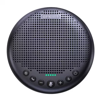 EMEET OfficeCore Luna Plus Kit Konferenzsystem - Dual Lautsprecher-Set mit Daisy Chain, 360° omnidirektionalem Mikrofon, USB-C & Bluetooth 5.0, Geräuschunterdrückung, 15h Akku