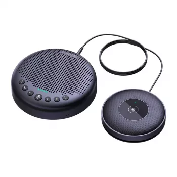 EMEET OfficeCore Luna Plus Kit Konferenzsystem - Dual Lautsprecher-Set mit Daisy Chain, 360° omnidirektionalem Mikrofon, USB-C & Bluetooth 5.0, Geräuschunterdrückung, 15h Akku