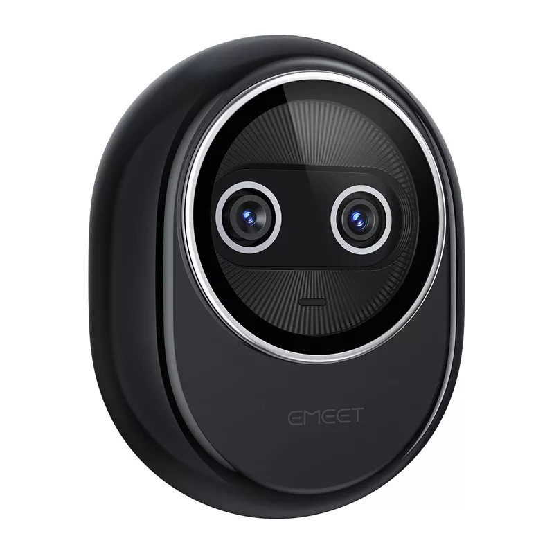 EMEET Piko+ Webcam 4K UHD mit Autofokus, Dual-Mikrofonen, Datenschutzblende, USB-C, Schwarz
