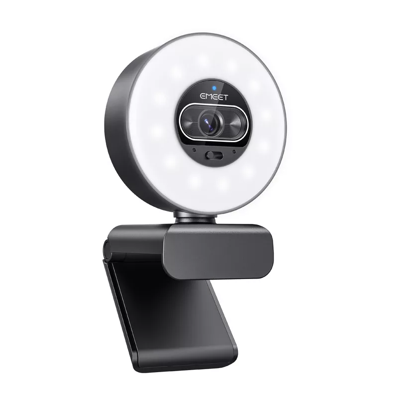 EMEET SmartCam S600L Webcam - 2K QHD, Autofokus, Dual-Mikrofone, Sichtschutzabdeckung, USB-A