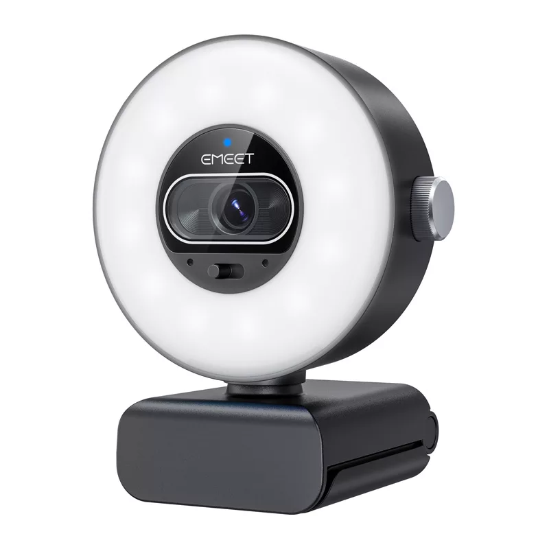 EMEET SmartCam S600L Webcam - 2K QHD, Autofokus, Dual-Mikrofone, Sichtschutzabdeckung, USB-A