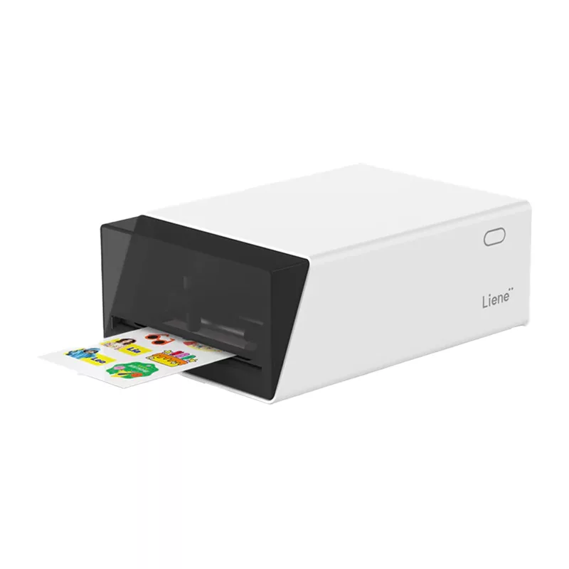 Liene Pix Cut 2-in-1 Tragbarer Fotodrucker - ZINK-Technologie, Bluetooth 5.0, eingebauter Cutter, Aufkleberdrucke