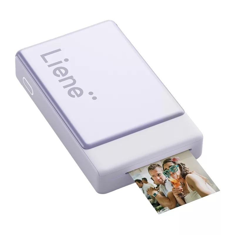 LIENE Pearl N200 Pro 2x3 Tragbarer Fotodrucker (Lila)