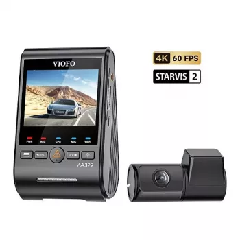 VIOFO A329S-2CH Dual-Channel 4K+2K Dash Camera mit GPS und Wi-Fi
