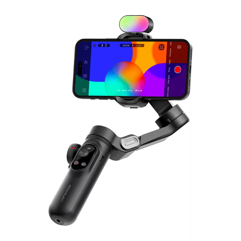 AOCHUAN X Pro Gimbal mit RGB-Beleuchtung (Schwarz)