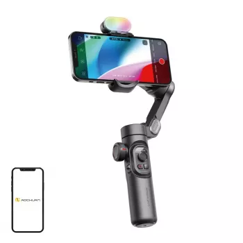 AOCHUAN XE Gimbal mit RGB-Beleuchtung (Schwarz)