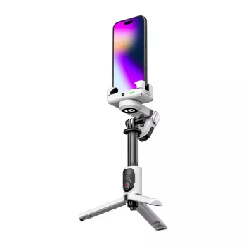 AOCHUAN M1 Pro Gimbal mit RGB-Beleuchtung (Weiß)