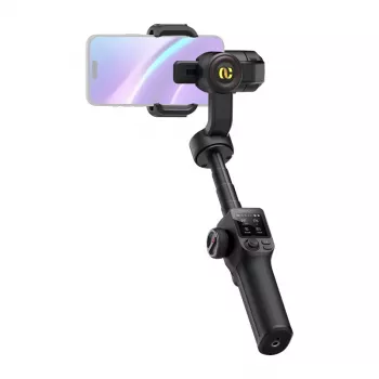 AOCHUAN S3 3-Achsen Smartphone Gimbal Stabilisator mit OLED-Bildschirm (Schwarz)