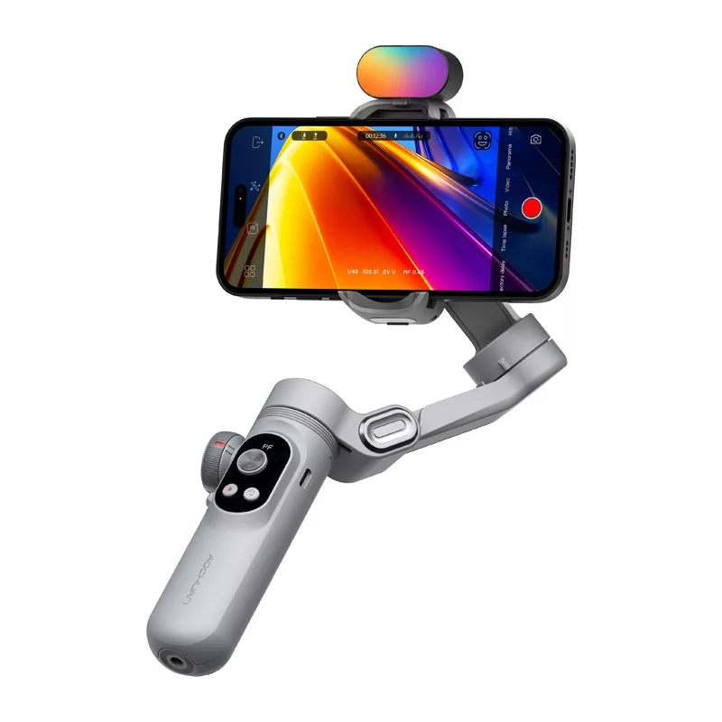 AOCHUAN X Pro Gimbal mit RGB-Beleuchtung (Grau)