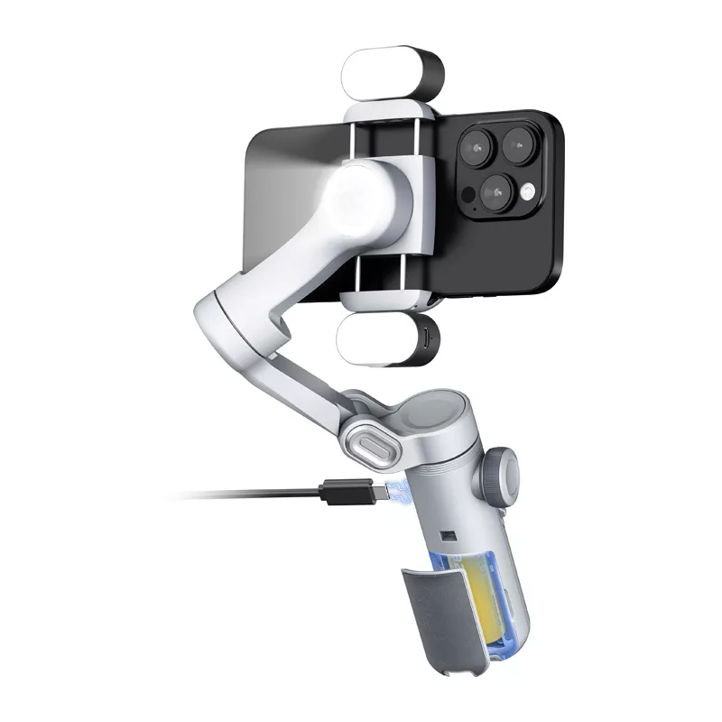 AOCHUAN X Pro Gimbal mit RGB-Beleuchtung (Grau)