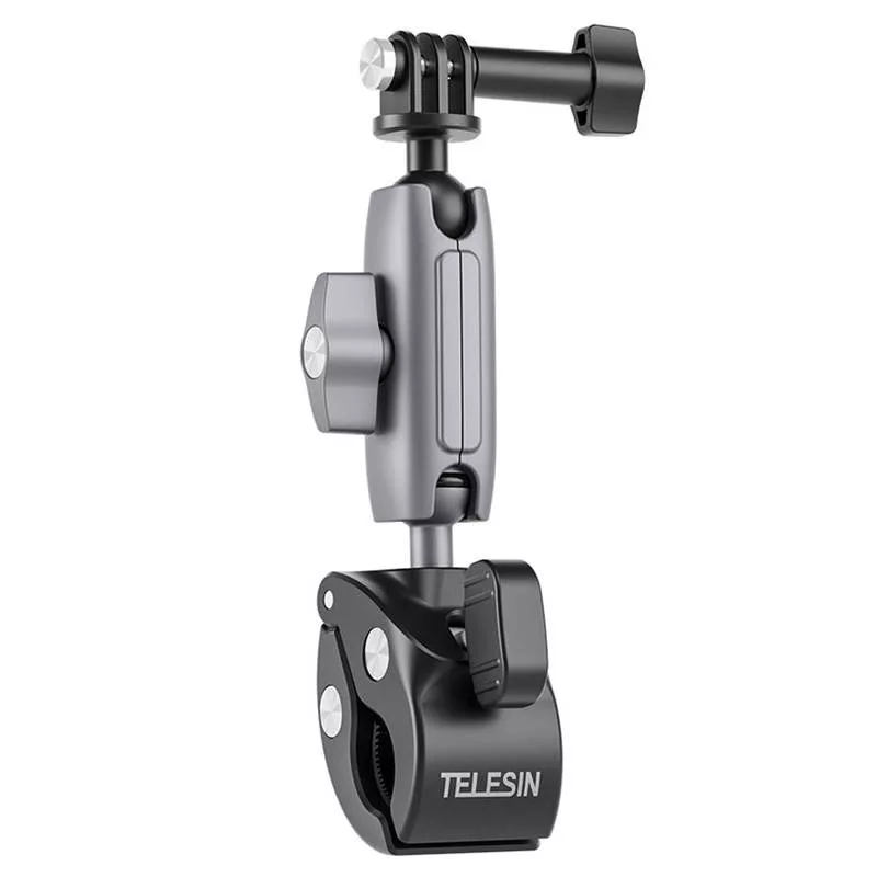 TELESIN Universal-Lenkerrohrklemmenhalterung für Sportkameras (Aluminium)