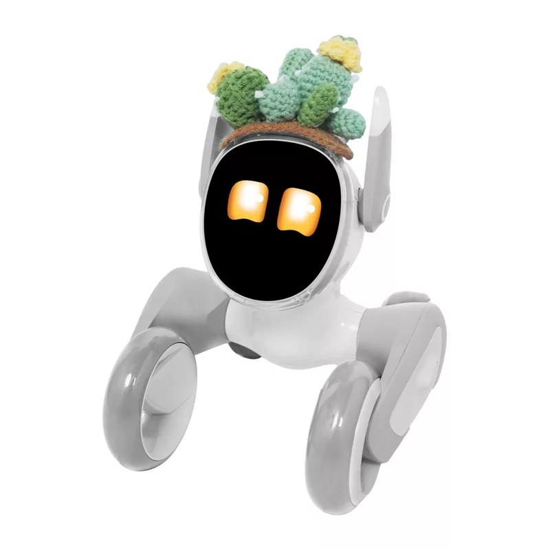 Gestricktes Kaktus-Kostüm für Loona Premium Roboter