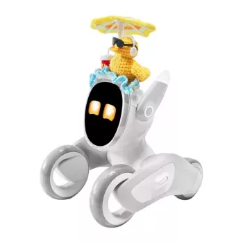 Gestricktes Entenkostüm für Loona Premium Roboter