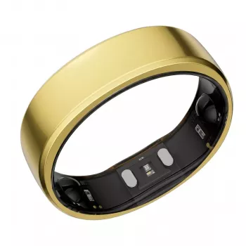 RingConn Smart Ring Gen2 King Gold Größe 8 - Schlaf- & Fitness-Tracking Wearable - Herzfrequenzmesser - Unisex