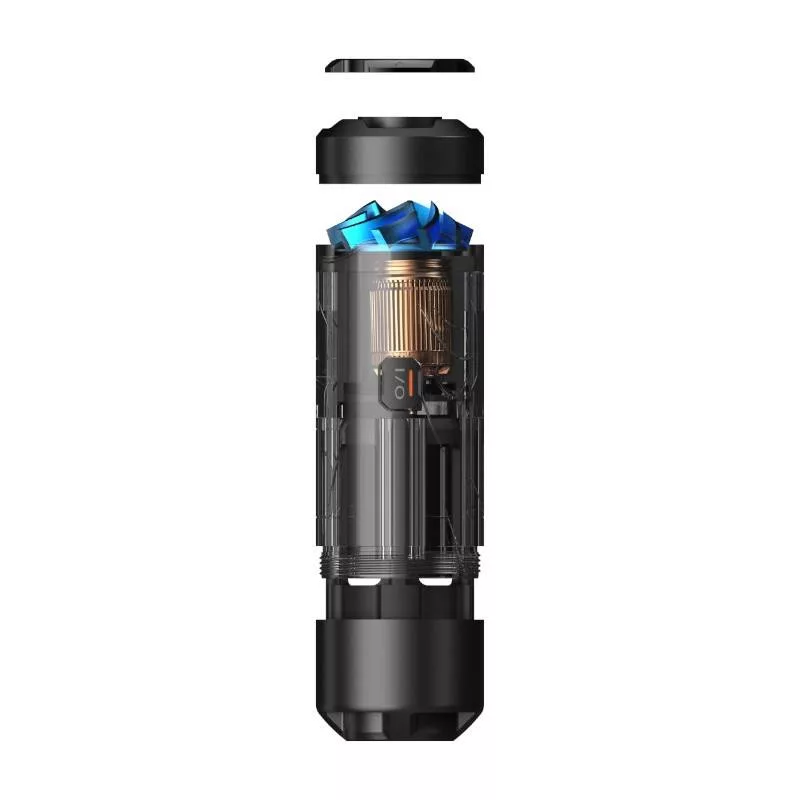 FLEXTAIL Zero Pump-B Tragbare Luftpumpe mit Campinglaterne, USB-C wiederaufladbar, IPX4, 2,5 kPa, 180 L/min