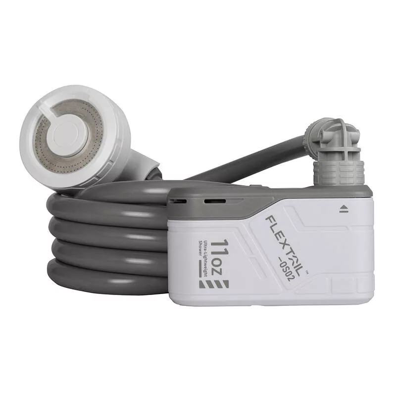 FLEXTAIL Max Shower Portable Shower with Pump (White)