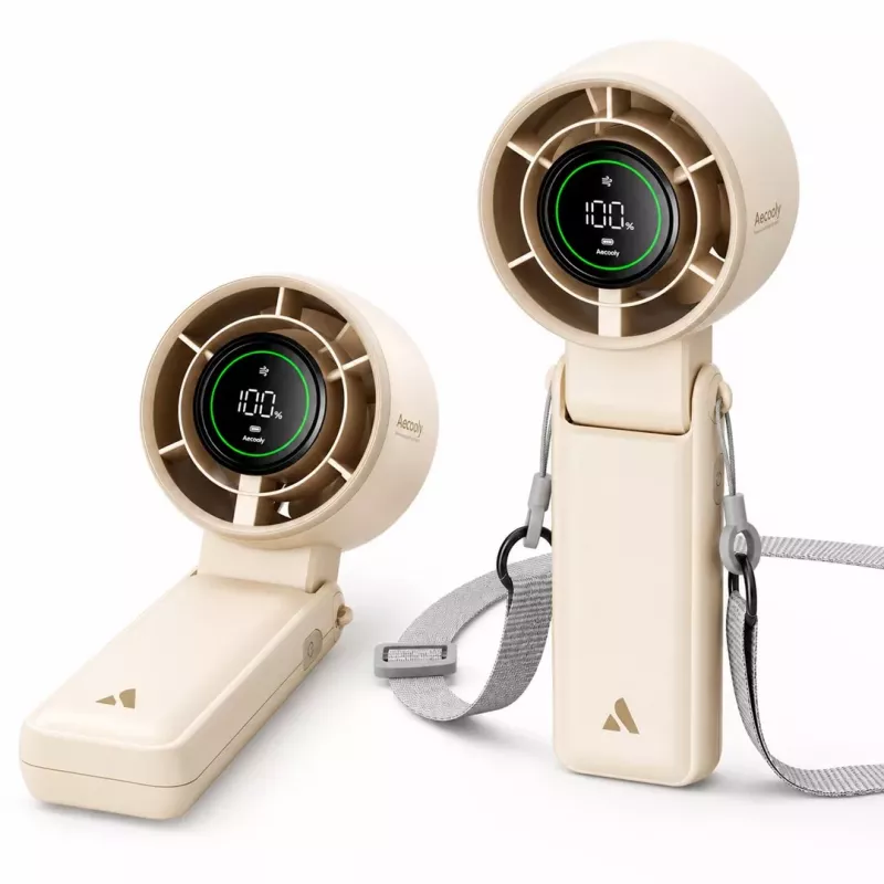 Aecooly Halo 02 Tragbarer Handventilator, Beige