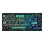 AKKO MOD007V3 HE 75% Kabelgebundene Mechanische Tastatur mit Hall-Effekt-Schaltern, CNC-Aluminiumgehäuse, PBT-ASA-Tastenkappen, RGB, Schwarz