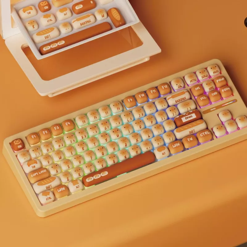AKKO TAC87 Bun Wonder Tenkeyless Mechanische Tastatur - Multi-Mode RGB Hot-Swappable