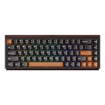 AKKO RAY68-HE Brown Mechanische Gaming-Tastatur 68 Tasten Tri-Mode Wireless