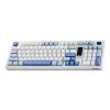 AKKO 5098B Glacier 98-Key Tri-Mode Mechanische Tastatur (Weiß/Blau/Grau)