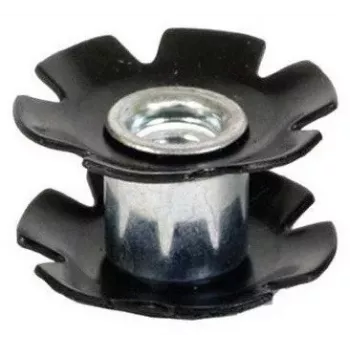 Lucky Starnut 23mm - 1-1/8 Zoll Threadless Headset Sternmutter - Schwarz