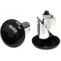 ODI Aluminium Bar Ends (Schwarz)