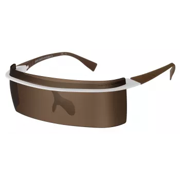 Pierre Cardin Evolution 59J9 Herren-Sonnenbrille - Schwarzer Rahmen, graue Gläser, UV400
