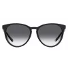 TOMMY HILFIGER Damen Sonnenbrille TH1724S8079O - Schwarzer Rahmen, Graue Gläser, 56 mm
