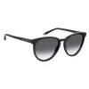 TOMMY HILFIGER Damen Sonnenbrille TH1724S8079O - Schwarzer Rahmen, Graue Gläser, 56 mm