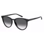 TOMMY HILFIGER Damen Sonnenbrille TH1724S8079O - Schwarzer Rahmen, Graue Gläser, 56 mm