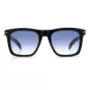 DAVID BECKHAM DB-7000-S-BSC Sonnenbrille Herren Square Acetat Schwarz Gestell Graue Gläser 51mm