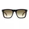 David Beckham DB-7000-S-XWY Sonnenbrille Herren Schwarzes Gestell Dunkelgraue Gläser 53mm