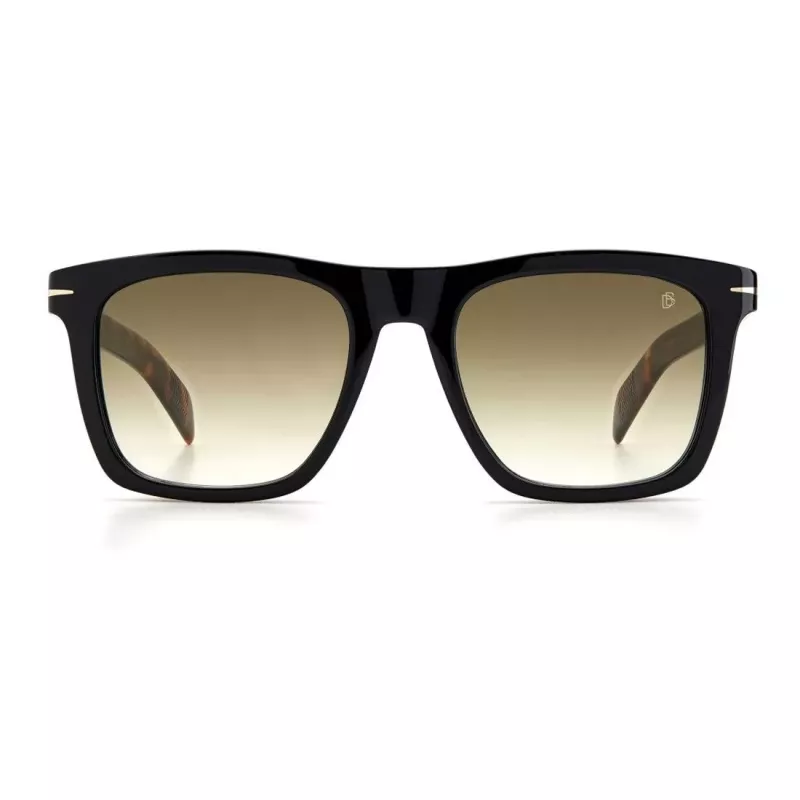 David Beckham DB-7000-S-XWY Sonnenbrille Herren Schwarzes Gestell Dunkelgraue Gläser 53mm