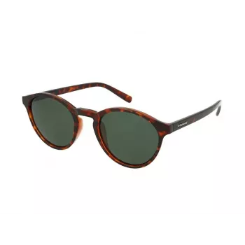 POLAROID PLD1013S807 Unisex Sonnenbrille - Schwarzer Rahmen, Graue polarisierte Gläser - 50/22/145 mm