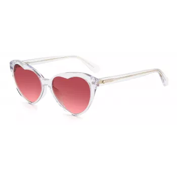 KATE SPADE Damen-Sonnenbrille Velma-S-900 - Schwarzer Rahmen, Graue Verlaufsgläser, 57/16/140 mm