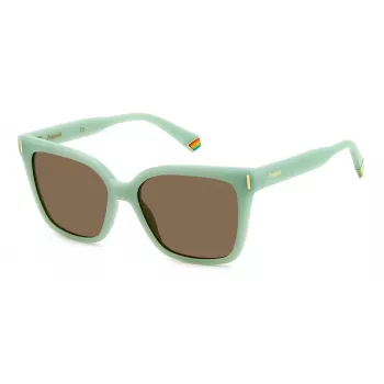 POLAROID PLD6192S1ED Damen Polarisierte Sonnenbrille - Schwarzer Rahmen Graue Gläser 54/16/145 mm
