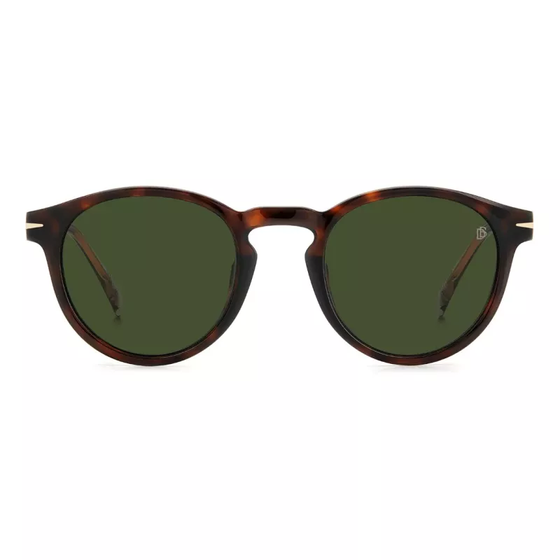 DAVID BECKHAM DB-1111-S-086 Unisex Sonnenbrille Havanna/Schildpatt Acetatrahmen Graue Polycarbonatgläser 52mm