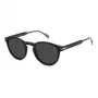 DAVID BECKHAM DB-1111-S-08A Sonnenbrille Herren Rechteckiger Acetatrahmen Dunkelgrau 50/23/145 mm