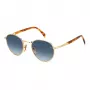 DAVID BECKHAM DB-1116-S-06J Rechteckige Havana Sonnenbrille - Grüne Gläser 51mm