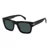 DAVID BECKHAM DB-7099-S-807 Herren-Sonnenbrille - Schwarzer Rahmen, graue Gläser, 51 mm