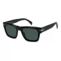 DAVID BECKHAM DB-7099-S-807 Herren-Sonnenbrille - Schwarzer Rahmen, graue Gläser, 51 mm