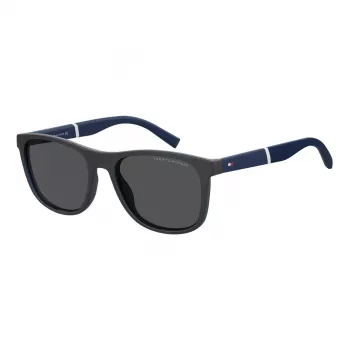 TOMMY HILFIGER TH-2042-S-FLL Herren Rechteck-Sonnenbrille Havana Braun 54/18/145 mm