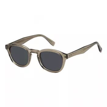 Tommy Hilfiger Herren-Sonnenbrille TH-2031-S-10A Schwarz Rechteckig 49mm