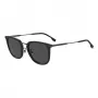 BOSS BOSS1562FSK80 Herren-Sonnenbrille, Schwarzer Rahmen, Graue Gläser, 56/21/145 mm