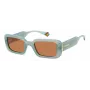 Polaroid PLD6208SX1ED Damen Katzenaugen-Sonnenbrille - Schwarzer Rahmen, Graue polarisierte Gläser - 52 mm