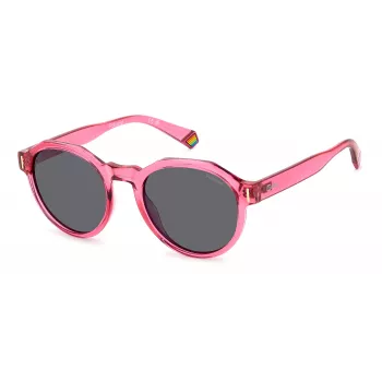 POLAROID PLD6207SMU1 Unisex-Sonnenbrille - Polarisiertes Quadratgestell 52mm